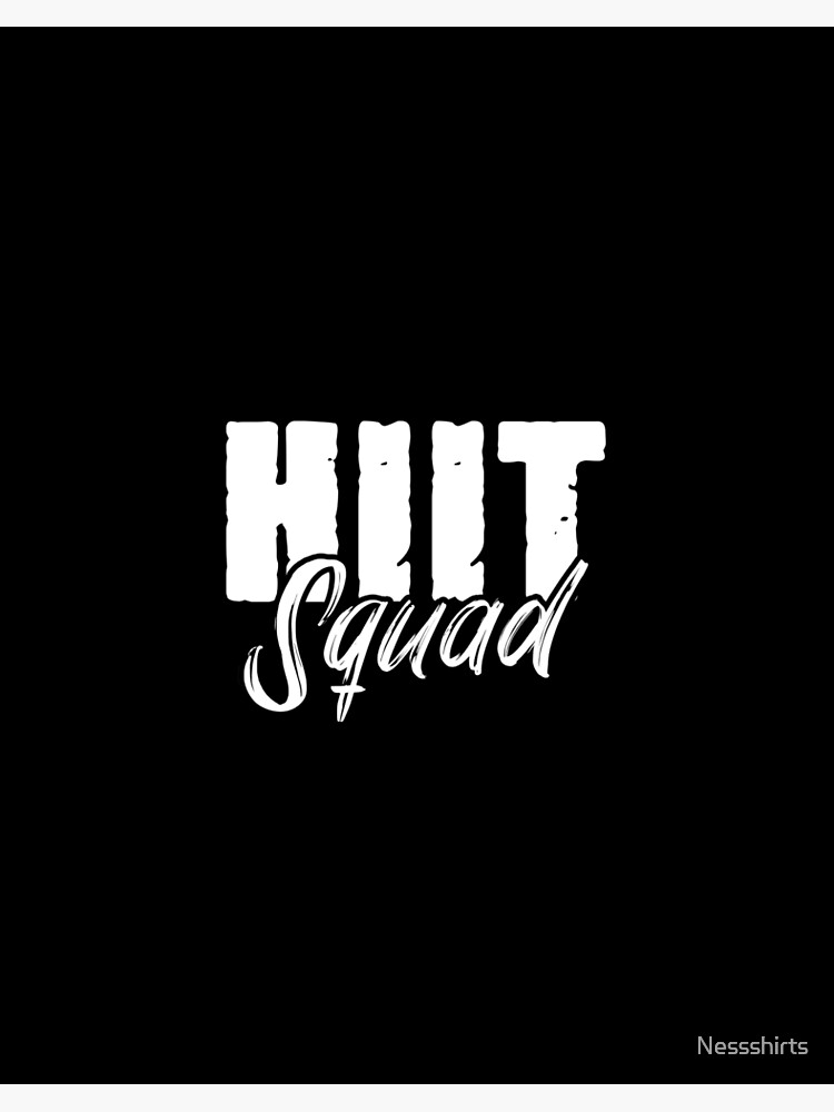 Squat HIIT Fitness Gifts for Women Art Board Print for Sale by Nessshirts