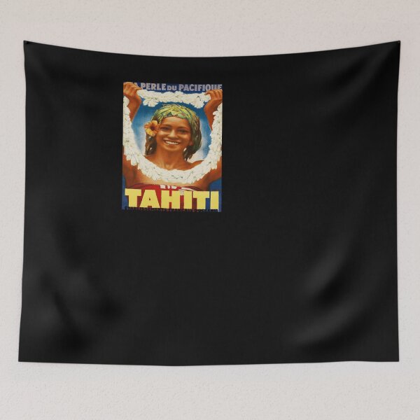 Artikelvorschau, retro iconic Tahiti entworfen und verkauft von CorasPosters.