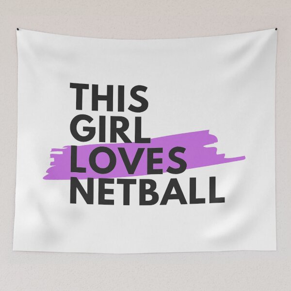 Item preview, This girl loves netball designed and sold by TheGreenGoat.