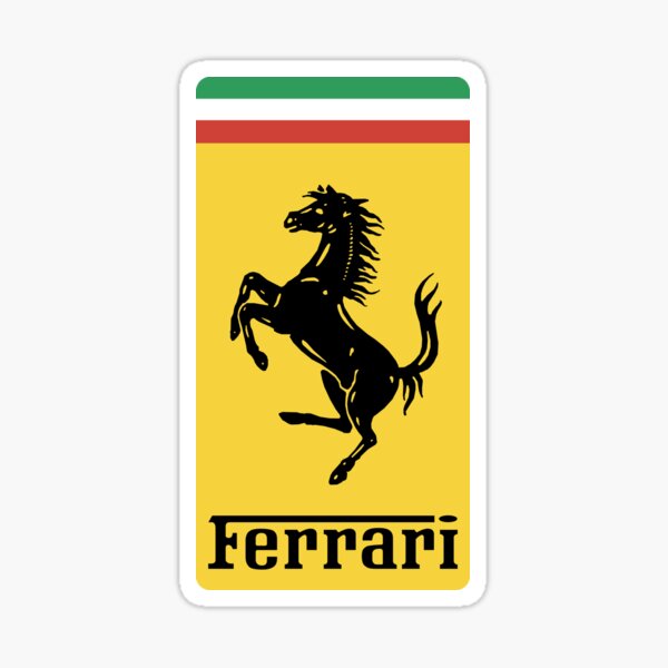 Ferrari premium Pegatina