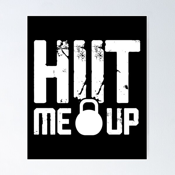 Squat HIIT Fitness Gifts for Women Poster for Sale by Nessshirts