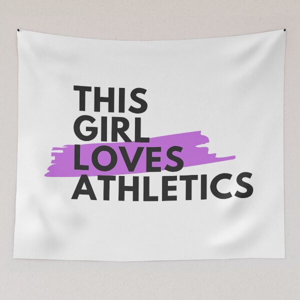 Item preview, This girl loves athletics designed and sold by TheGreenGoat.