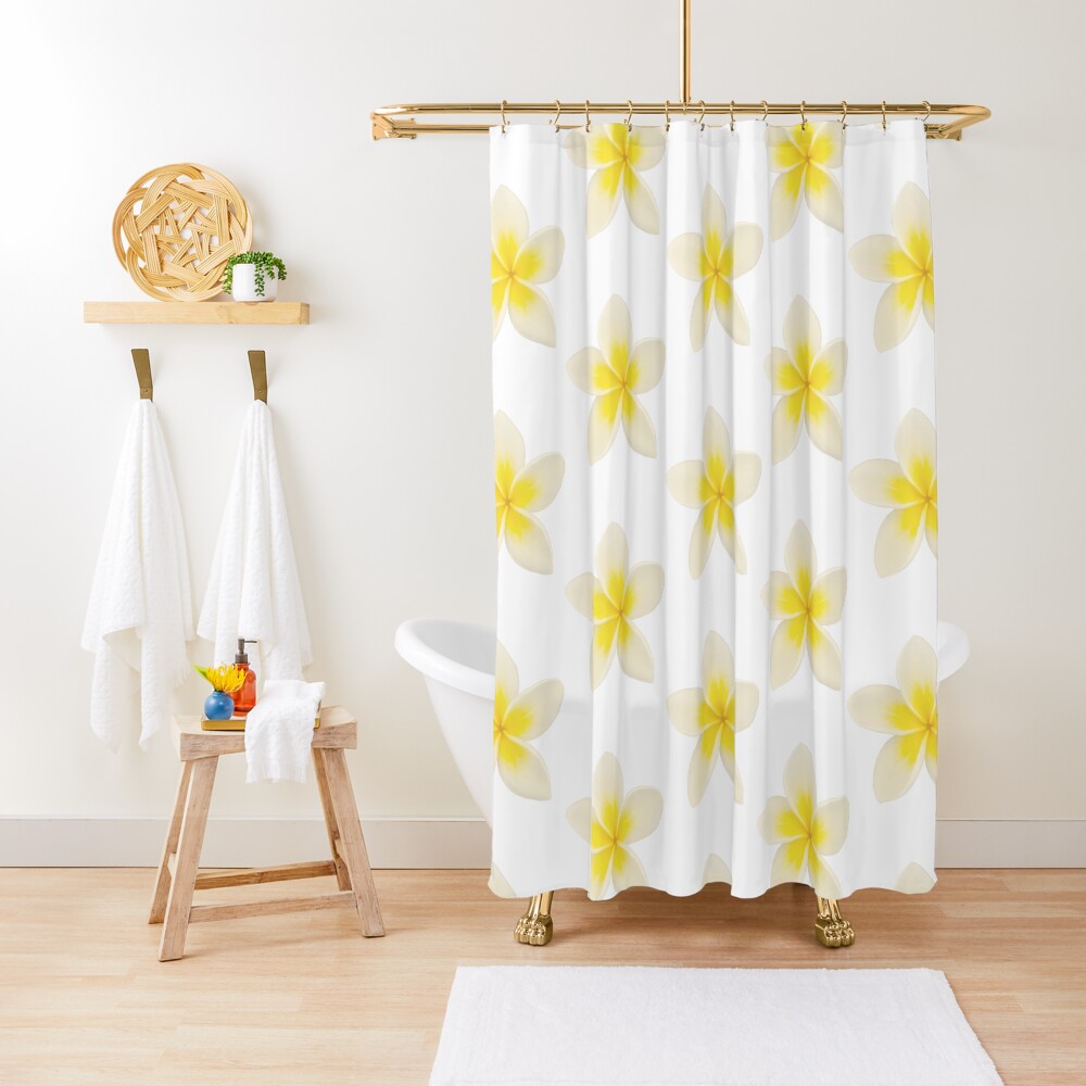 Frangipani Shower Curtain