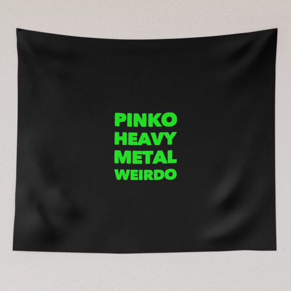 Item preview, Pinko Heavy Metal Weirdo- Green Letter designed and sold by Voidorama.