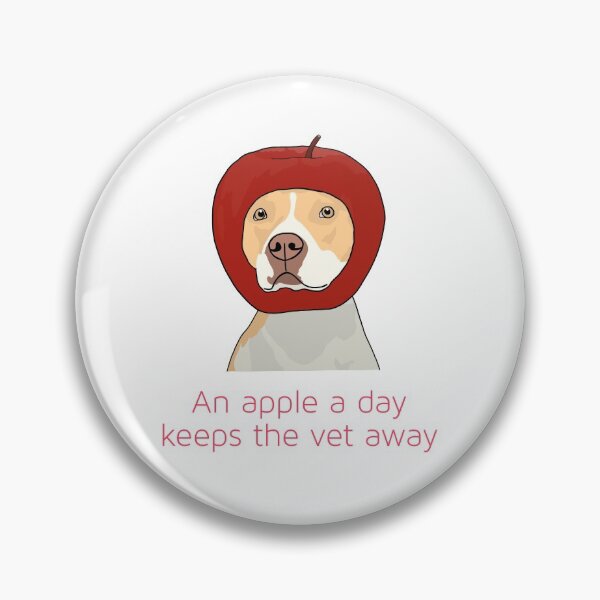 Item preview, Funny apple dog proverb  designed and sold by OkeyDoggie.