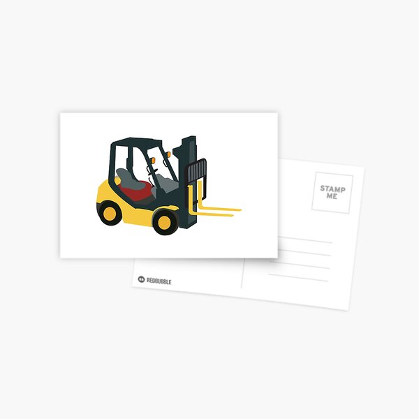 Forklift Truck Postcard