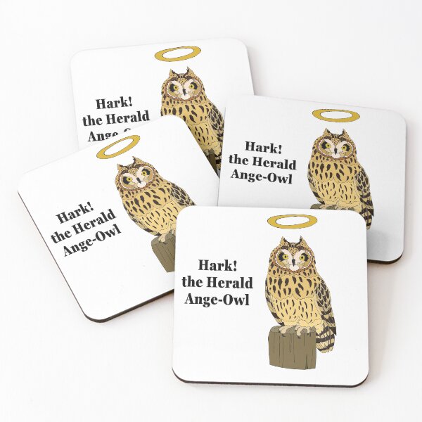 Item preview, Hark! the Herald Ange-Owl designed and sold by nolessjess.