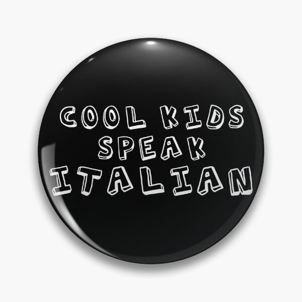 Item preview, COOL KIDS SPEAK ITALIAN Language Quote  designed and sold by a-little-ink.