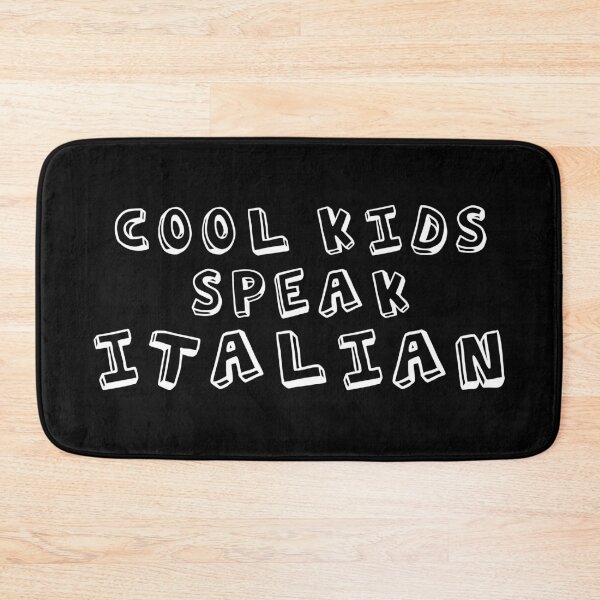 Item preview, COOL KIDS SPEAK ITALIAN Language Quote  designed and sold by a-little-ink.