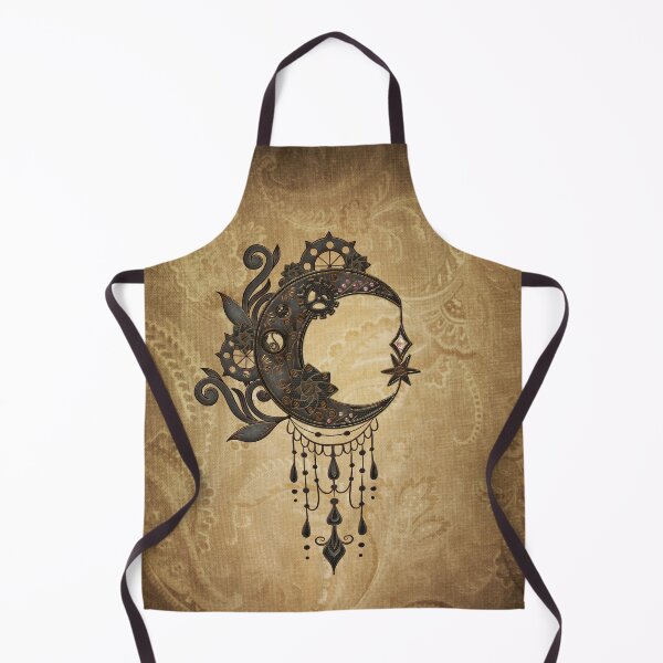 Item preview, Elegant steampunk moon with gears designed and sold by nicky2342.