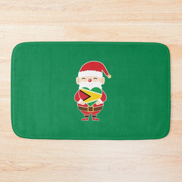 Item preview, Love Guyana Christmas sant claus flag designs  designed and sold by dwiangga.