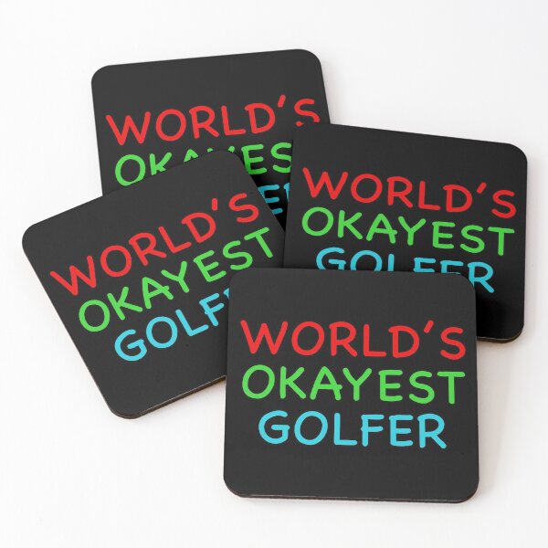 Item preview, Worlds Okayest Golfer designed and sold by popculturechick.