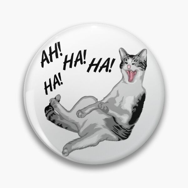 Item preview, Ah ha ha ha Cat designed and sold by FinestMeme.