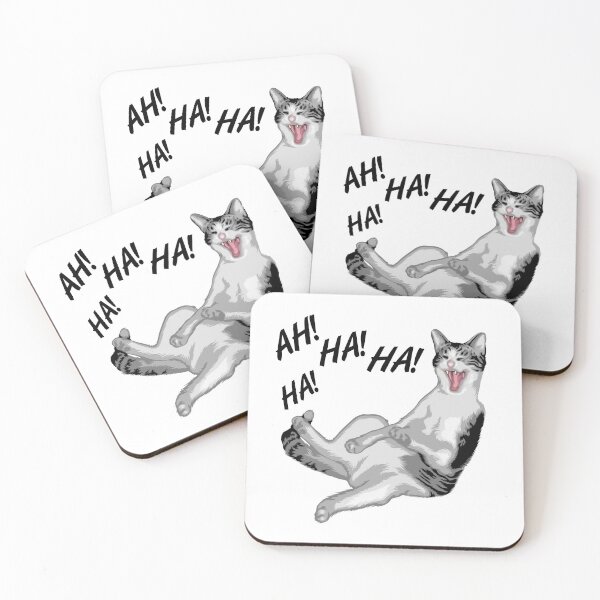 Artikelvorschau, Ah ha ha ha Katze entworfen und verkauft von FinestMeme.