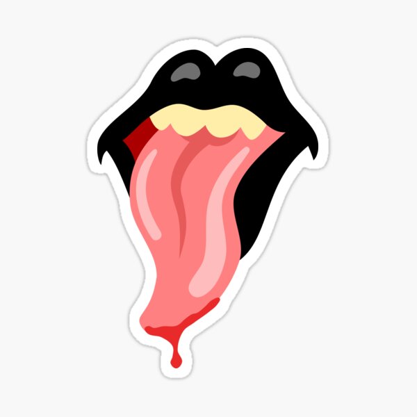 Rolling Stones Band Tongue Rock n' Roll Sticker Decal