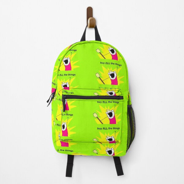 Item preview, Buy ALL the Things Meme Image In Light Green designed and sold by LuckyKermit.