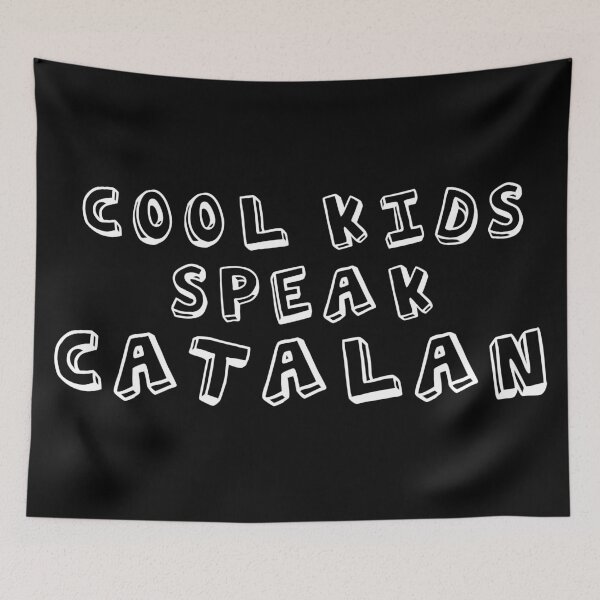 Item preview, COOL KIDS SPEAK CATALAN Language Quote  designed and sold by a-little-ink.
