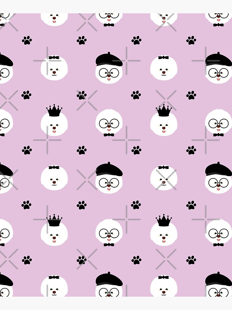 Fashion Bichon Frise Head by Lulupainting