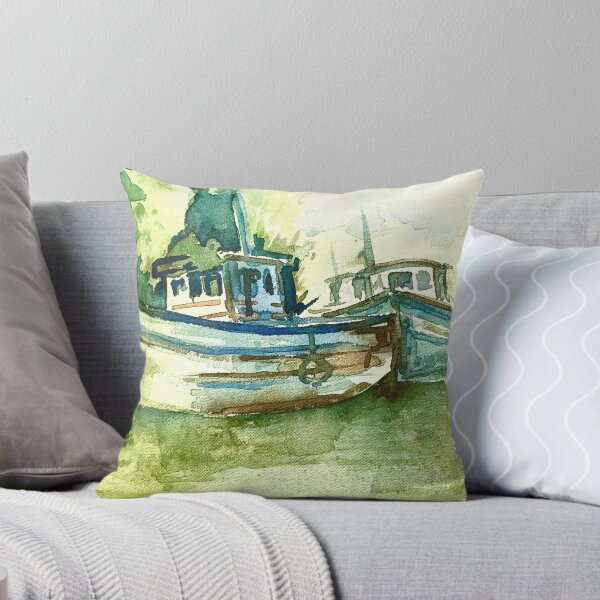 Item preview, Fishing Boats of Goa India designed and sold by TheJoeyStudio.