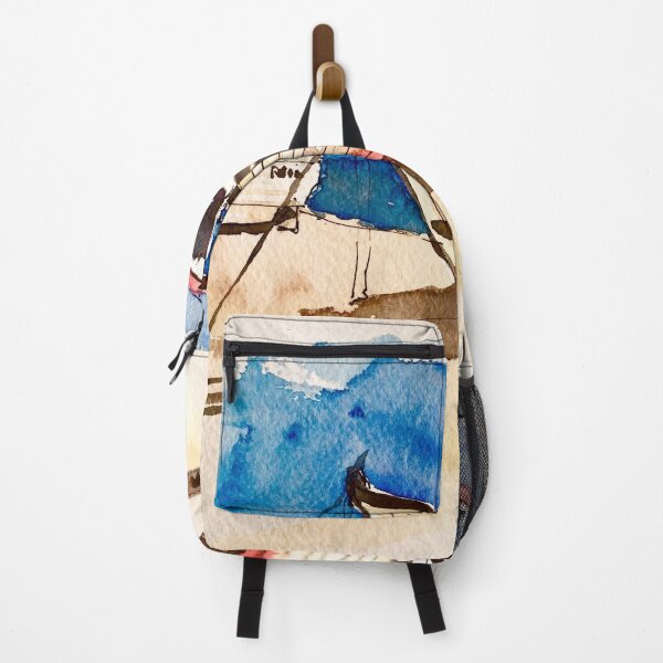 Item preview, Fishing boats on the beach designed and sold by TheJoeyStudio.