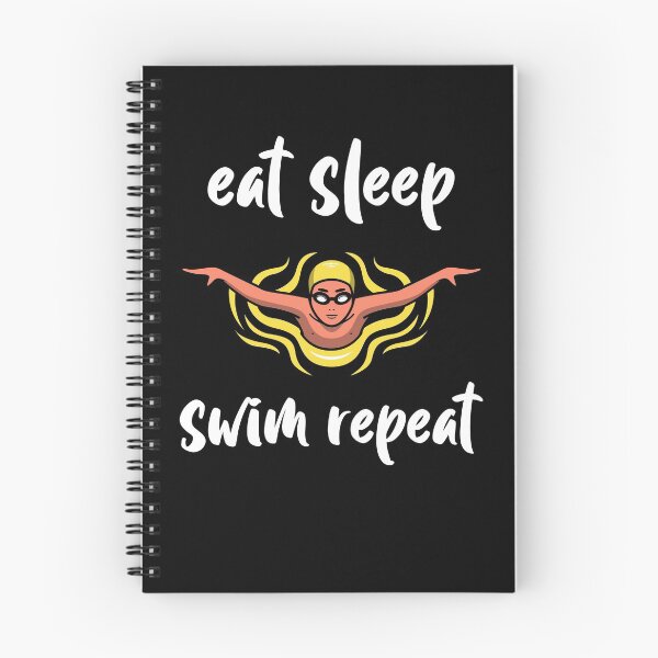Item preview, Eat Sleep Swim Repeat designed and sold by vibrantyy.