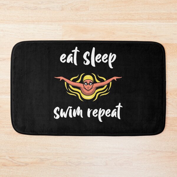 Item preview, Eat Sleep Swim Repeat designed and sold by vibrantyy.
