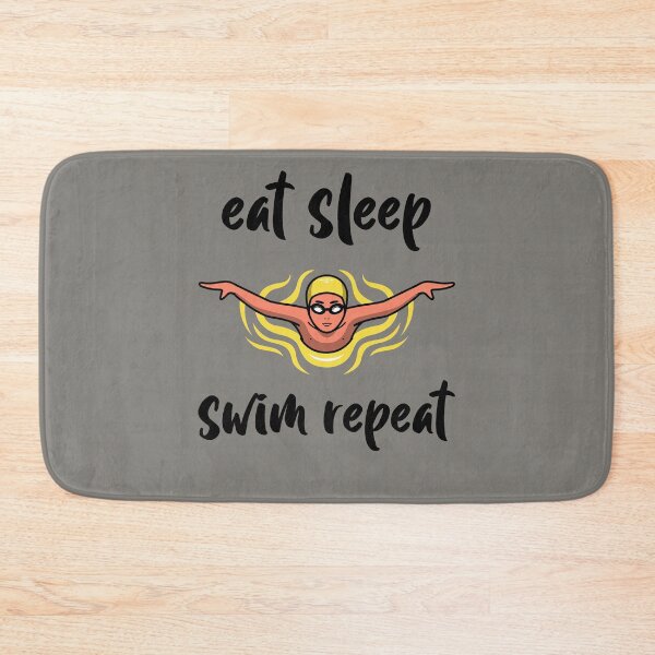 Item preview, Eat Sleep Swim Repeat designed and sold by vibrantyy.