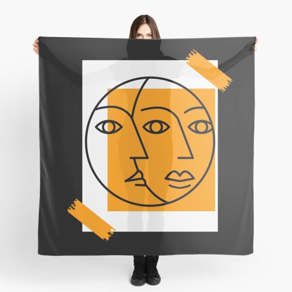 Two faces  Scarf