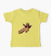 Cool Giraffe wearing Sunglasses ( fun humour comedy ) Baby Tee