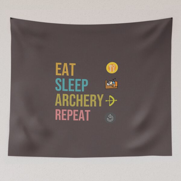 Item preview, Eat sleep archery repeat designed and sold by Natthiya Minimal.