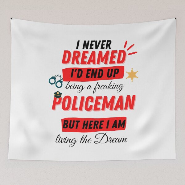 Item preview, policeman Funny policeman meme designed and sold by OneTimeEngineer.