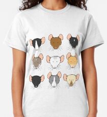 Camiseta clásica Ratty Faces