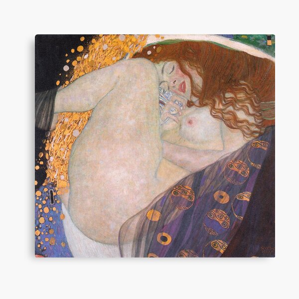Aperçu de l'œuvre Gustav Klimt - Danaë (1908) créée et vendue par HistoryRestored.