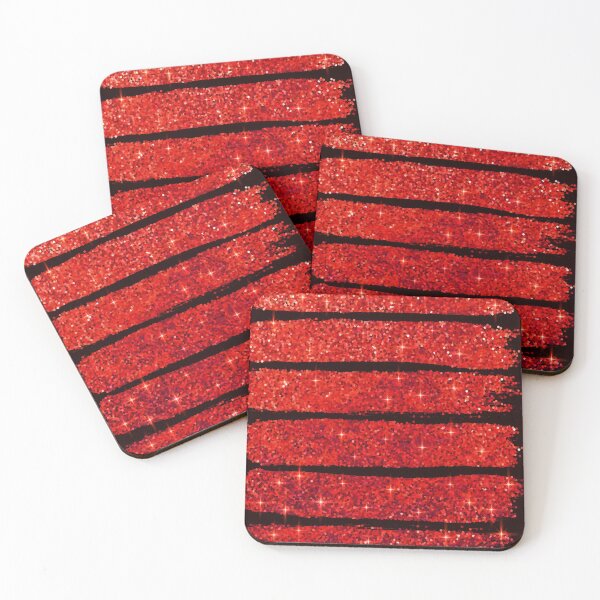 Item preview, red and black glitter designed and sold by virilamissa.