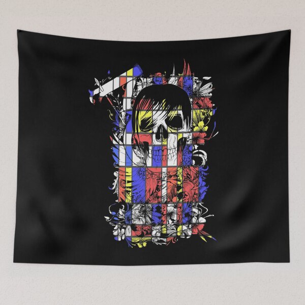 Item preview, Mondrian Skull Art designed and sold by tpixx.