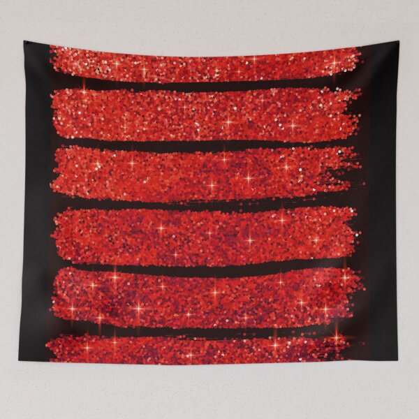 Item preview, red and black glitter designed and sold by virilamissa.
