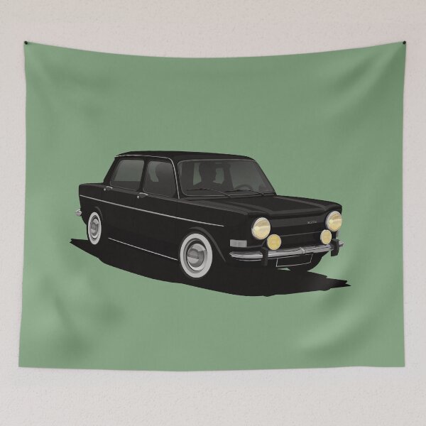 Item preview, Simca 1000 Special - black designed and sold by knappidesign.