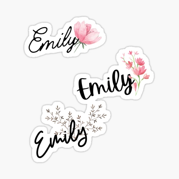 Emily - Custom Aesthetic Trendy Name Coffee Mug for Sale by jdotrdot712