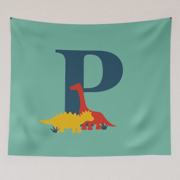 Item preview, Dinosaurs - Personalised P Name, Initial, Monogram designed and sold by CocoandDaisy.