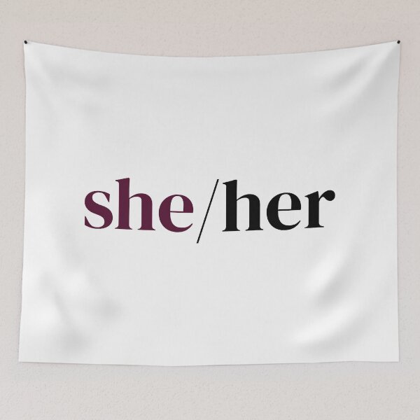 Item preview, She / her designed and sold by chynaespos.