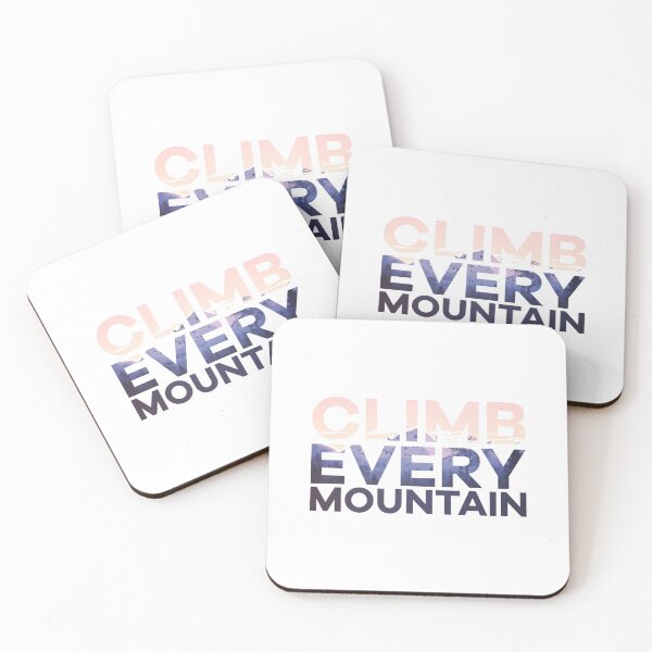 Item preview, Climb Every Mountain - Rock Climbing Bouldering Design designed and sold by Seth's Tees.