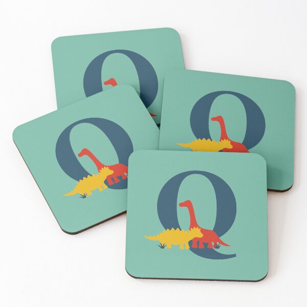 Item preview, Dinosaurs - Personalised Q Name, Initial, Monogram designed and sold by CocoandDaisy.