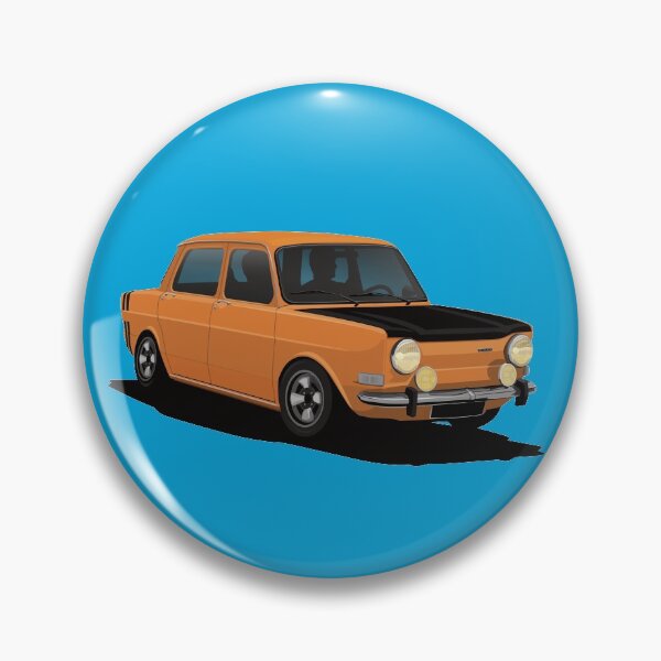 Item preview, Simca 1000 Rallye orange designed and sold by knappidesign.