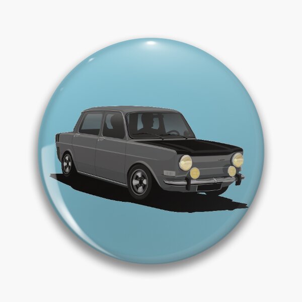 Item preview, Simca 1000 Rallye gray designed and sold by knappidesign.