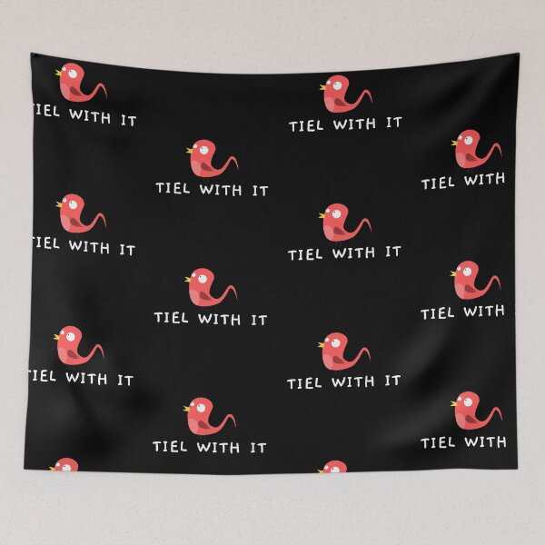 Item preview, Funny Tiel With It Design designed and sold by BahiaStyle.