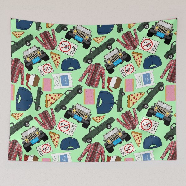 Item preview, Luke Lorelai Fan Pattern Icons All Over Print Green Pack designed and sold by Sunny Collections.
