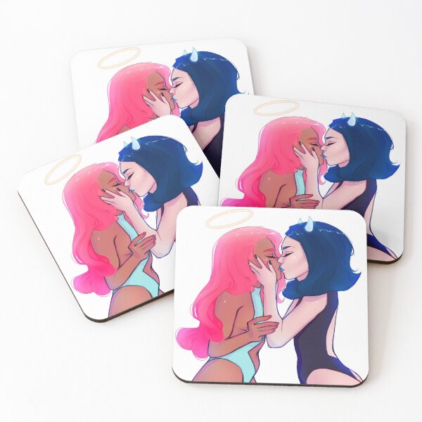 Item preview, Devil & Angel Kiss designed and sold by Alicjanai.