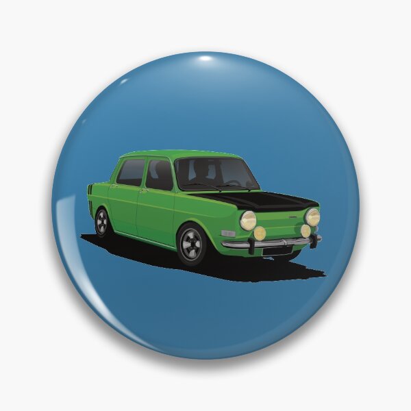 Item preview, Simca 1000 Rallye green designed and sold by knappidesign.