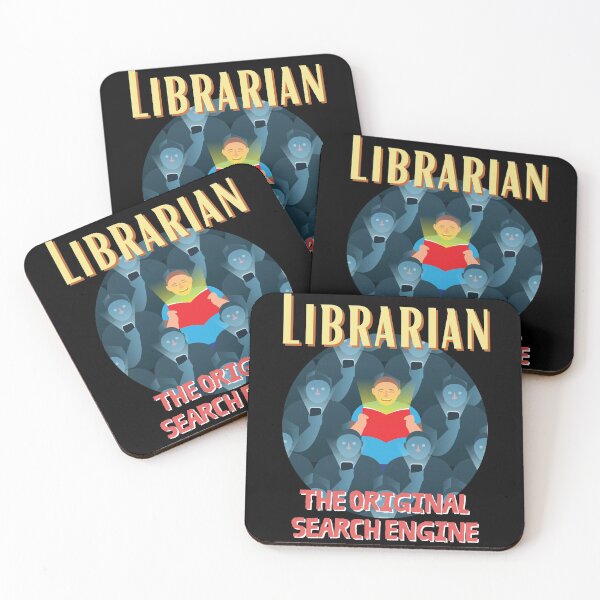 Item preview, Librarian Humor The Original Search Engine Fun designed and sold by Two Left Hands Design.