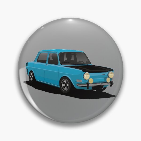 Item preview, Simca 1000 Rallye turquoise designed and sold by knappidesign.